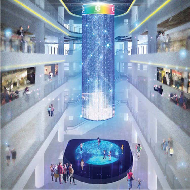 dự án Gigamall Thủ Đức sử dụng đèn led fawookidi