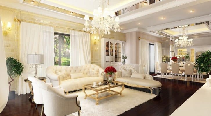 ánh sáng với kiến trúc biệt thự