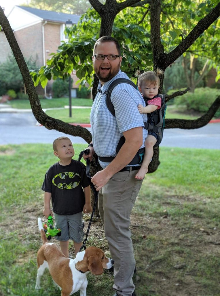 Infantino Carrier, Shawn, Maryland HoCo Dads