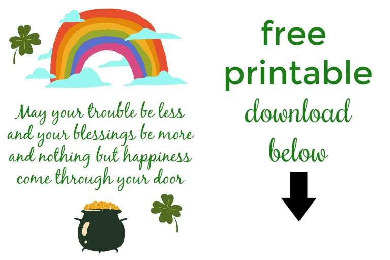 free printable for st patricks day