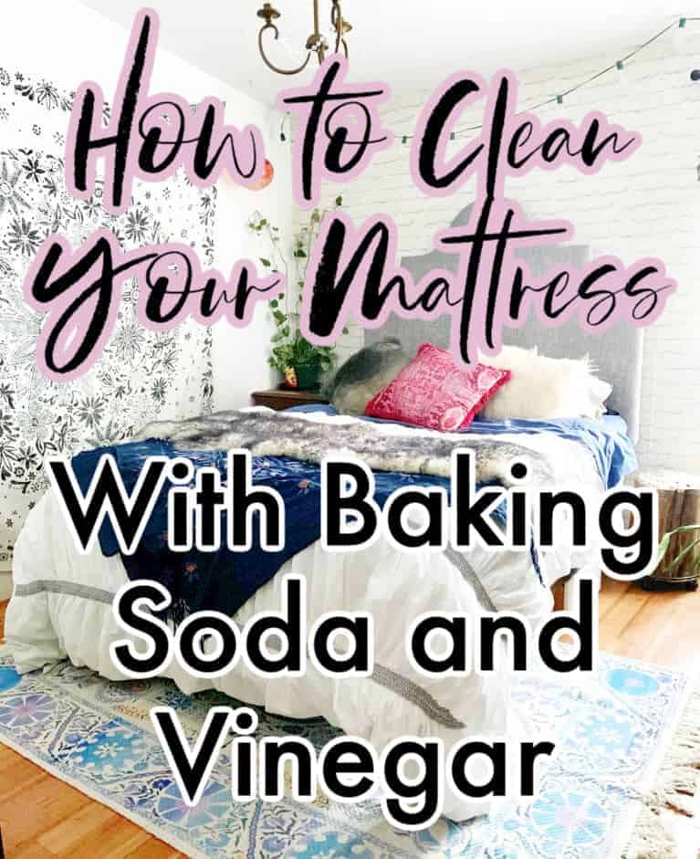 How to clean a mattress with baking soda and vinegar