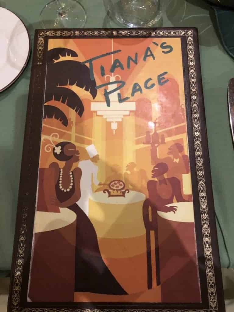 Tiana's Place Menu Let the Magic Begin 