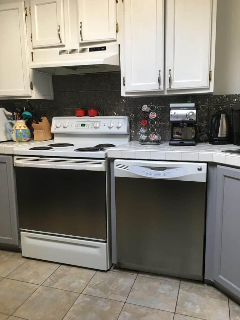 Before and After: Vinyl Dishwasher Cover