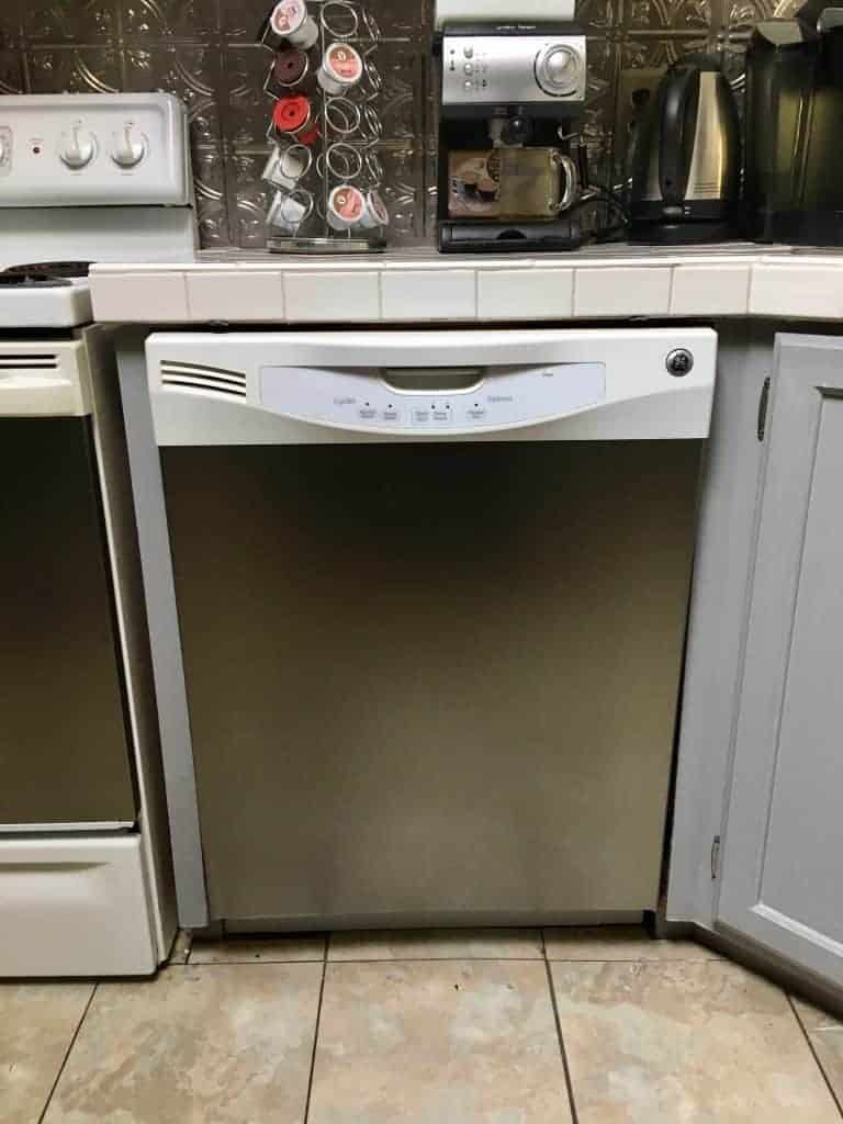 Before and After: Vinyl Dishwasher Cover