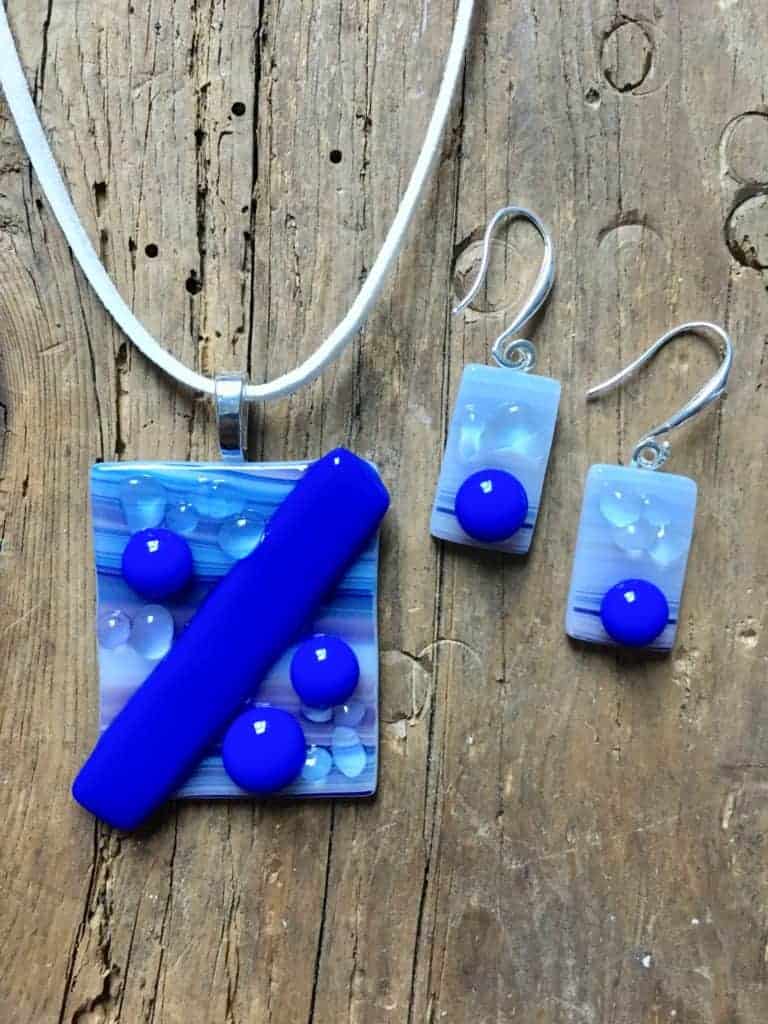 fused glass jewelry