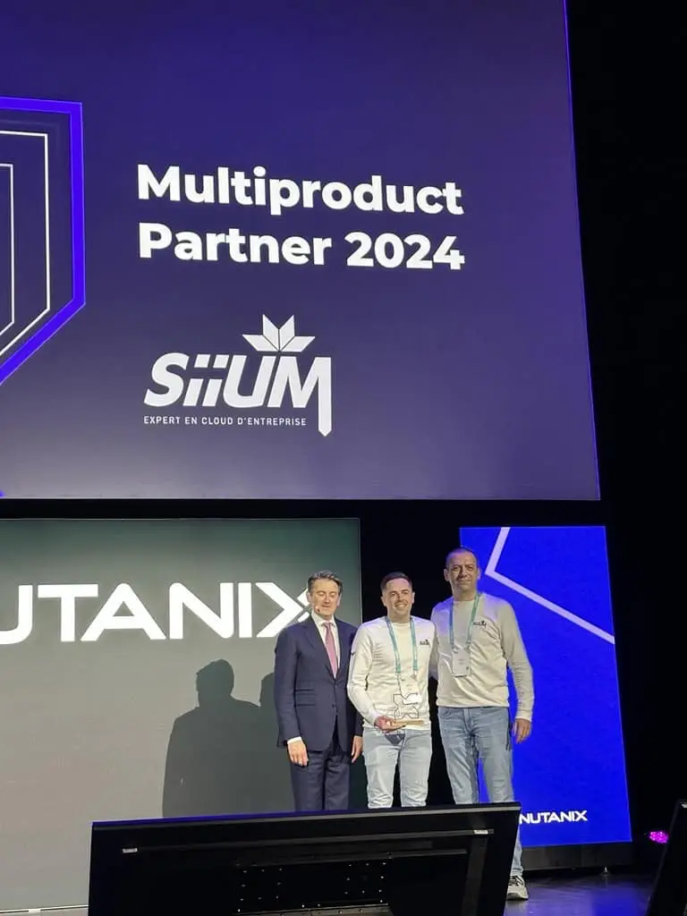 Siium récompenser pour le meilleur partenaire multiproduit 2024