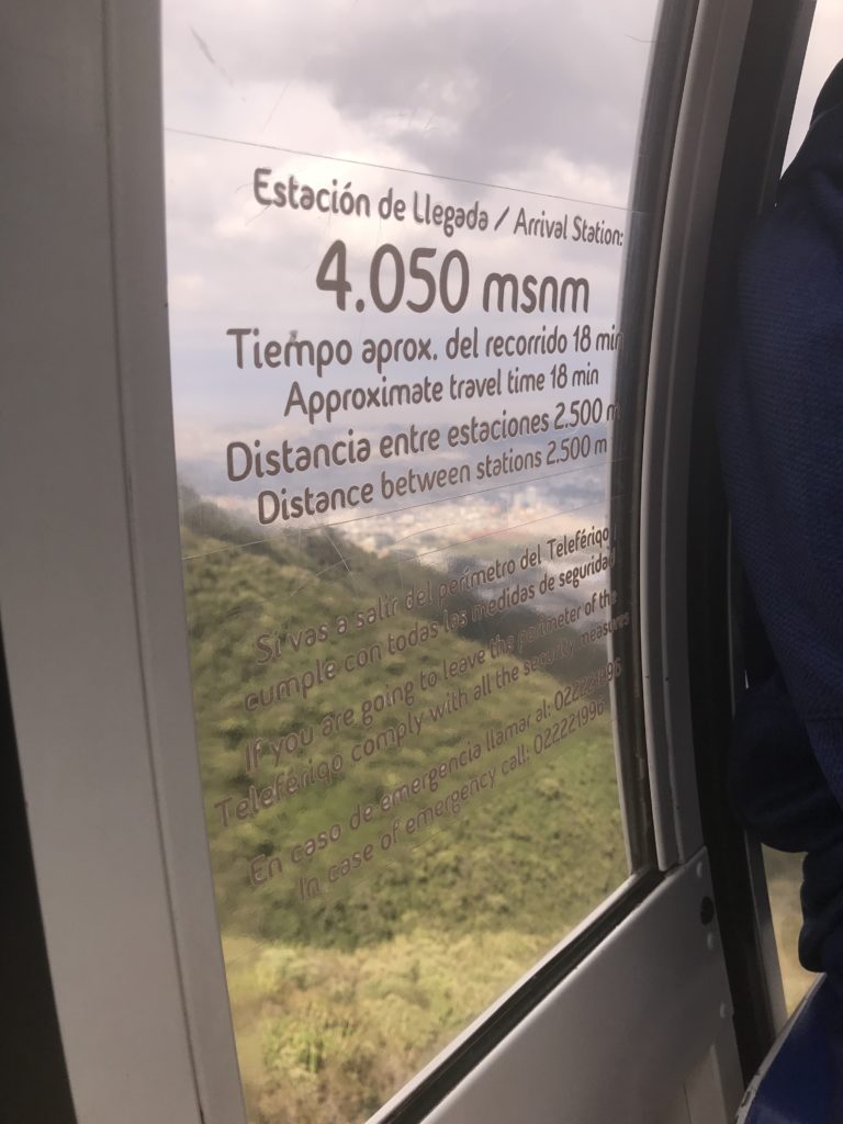 Door to the Gondola for Teleferico