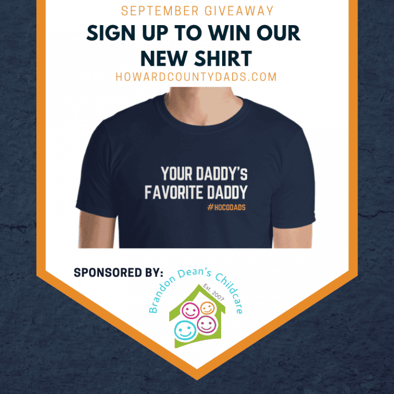 Sign Up to Win Our New Shirt, Howard County Dads, Maryland