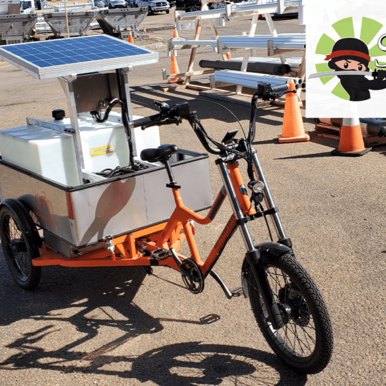Utility E-Bikes with solar power!