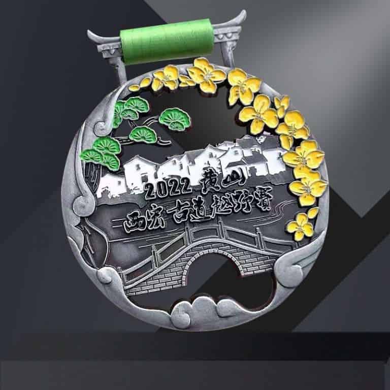 antique silver Customized medal online