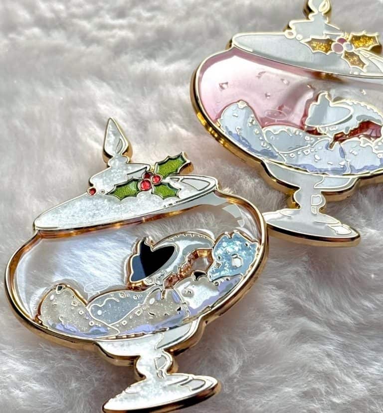 transparent enamel pins