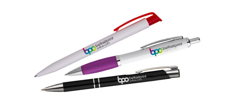 BPO-promotional-pens Promotional Pens | Budget pens | Standard pens | Deluxe Engraved pens | Belfast Print Online