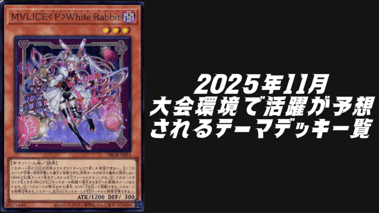 2025年11月環境予想