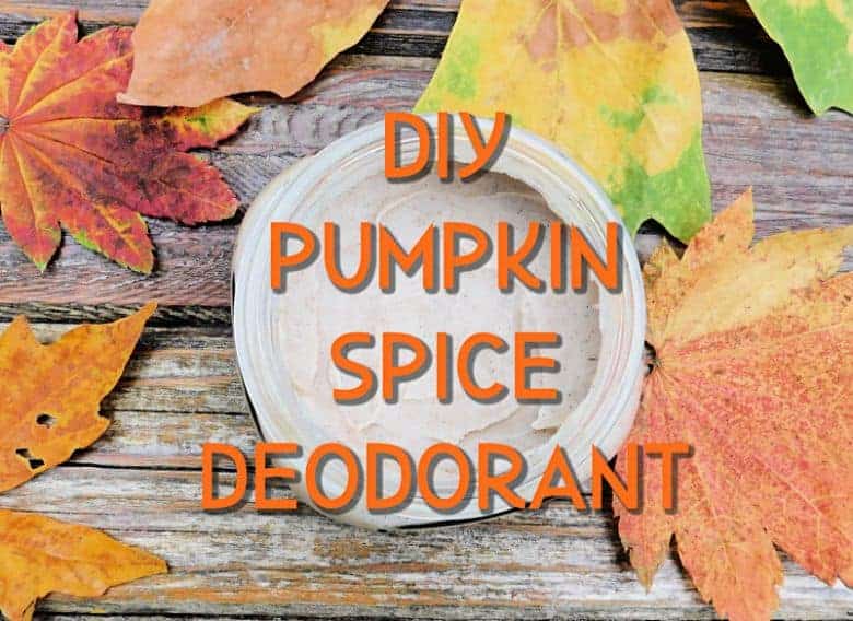 Pumpkin spice deodorant