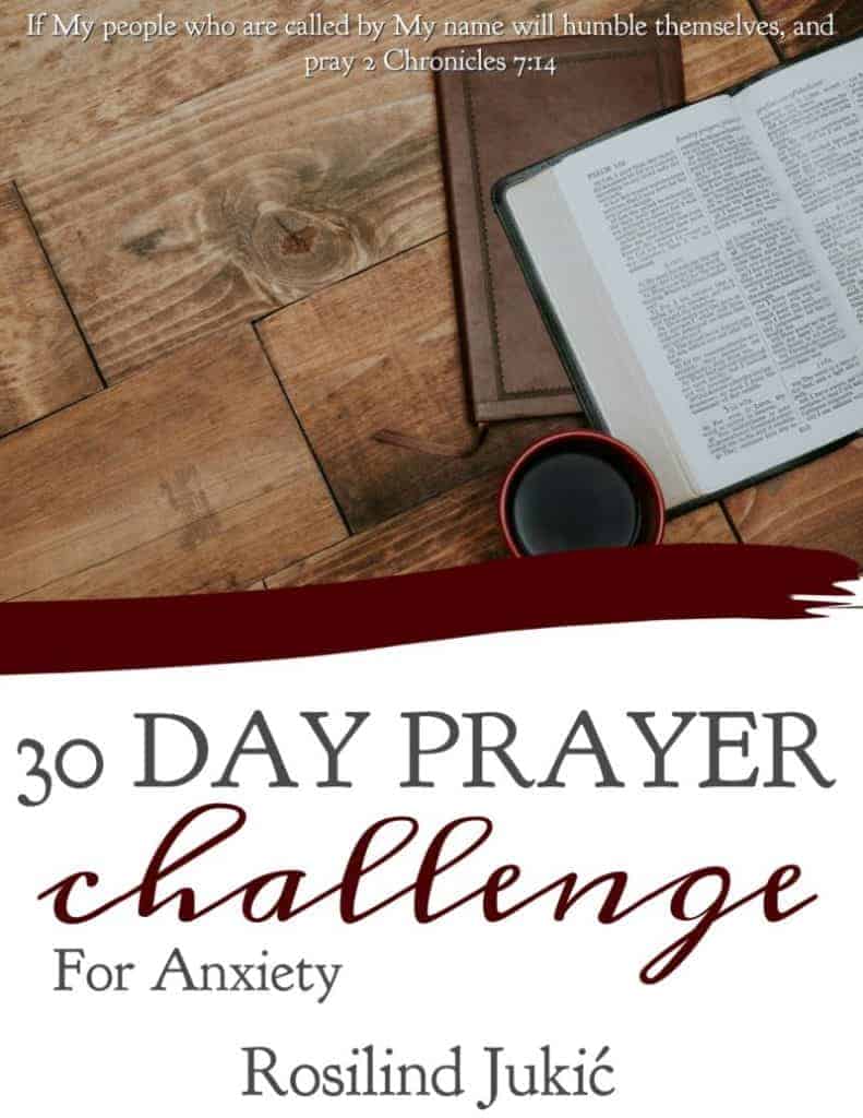 Join the 30 Day Prayer Challenge for Anxiety today! Click here to find out how you can download your copy today! A Little R & R | Rosilind Jukić | Christianity | Christian living | Christian blog | Christian faith | Bible Verse | Anxiety | Fear #fear #anxiety #prayer #warroom #warriorprincess #prayerjournaling #Scripture #Christian #Christianliving #spiritual #spiritualgrowth #Bible #God #jesus