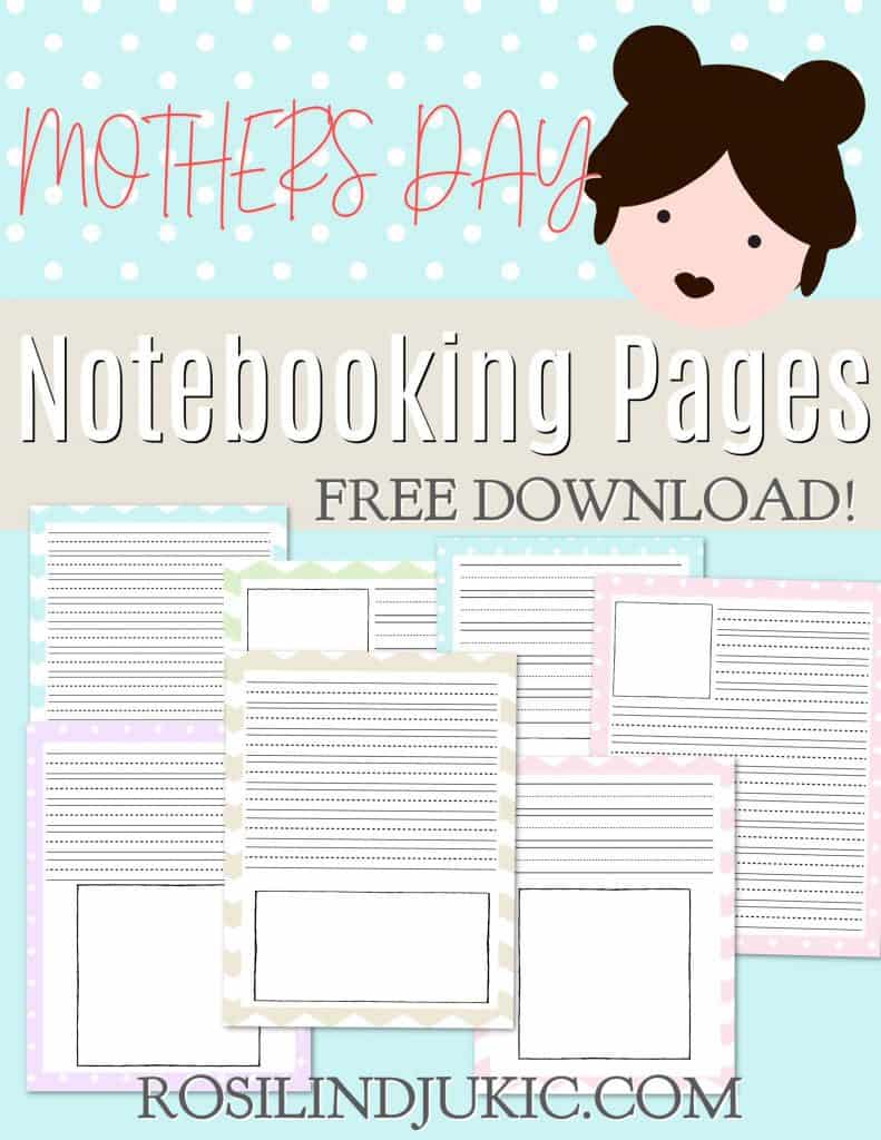 This is the very best Mother's Day unit study, jam-packed with fun ideas for multiple grades, plus a free set of notebooking pages. #alittlerandr #mothersday #unitstudies #notebooking #homeschooling