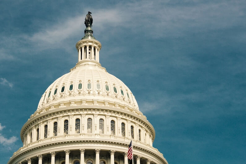 shot of capitol hill where new opiate legislation was signed