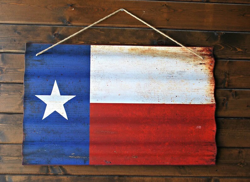 flag of lone star state dealing with texas opioid epidemic