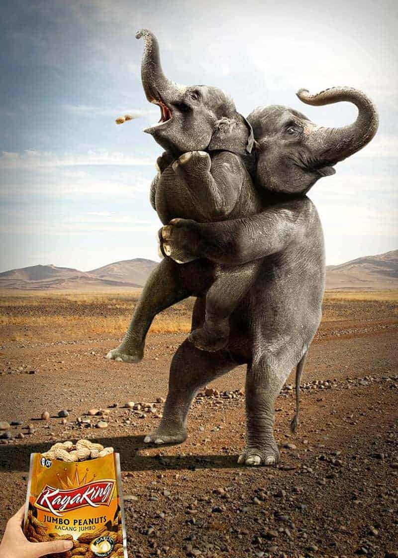 42+ Iklan Media Cetak Lucu Berbentuk Poster Marketing Super Kreatif 4 37. Iklan Snack Lucu: Merk "Kaya King" - Design Erlistic.jpg