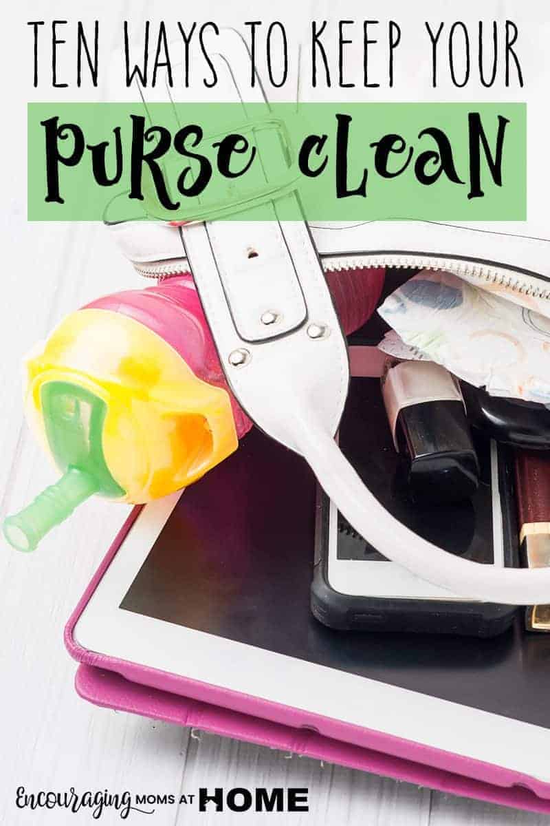 10 Ways to Keep your Purse Clean