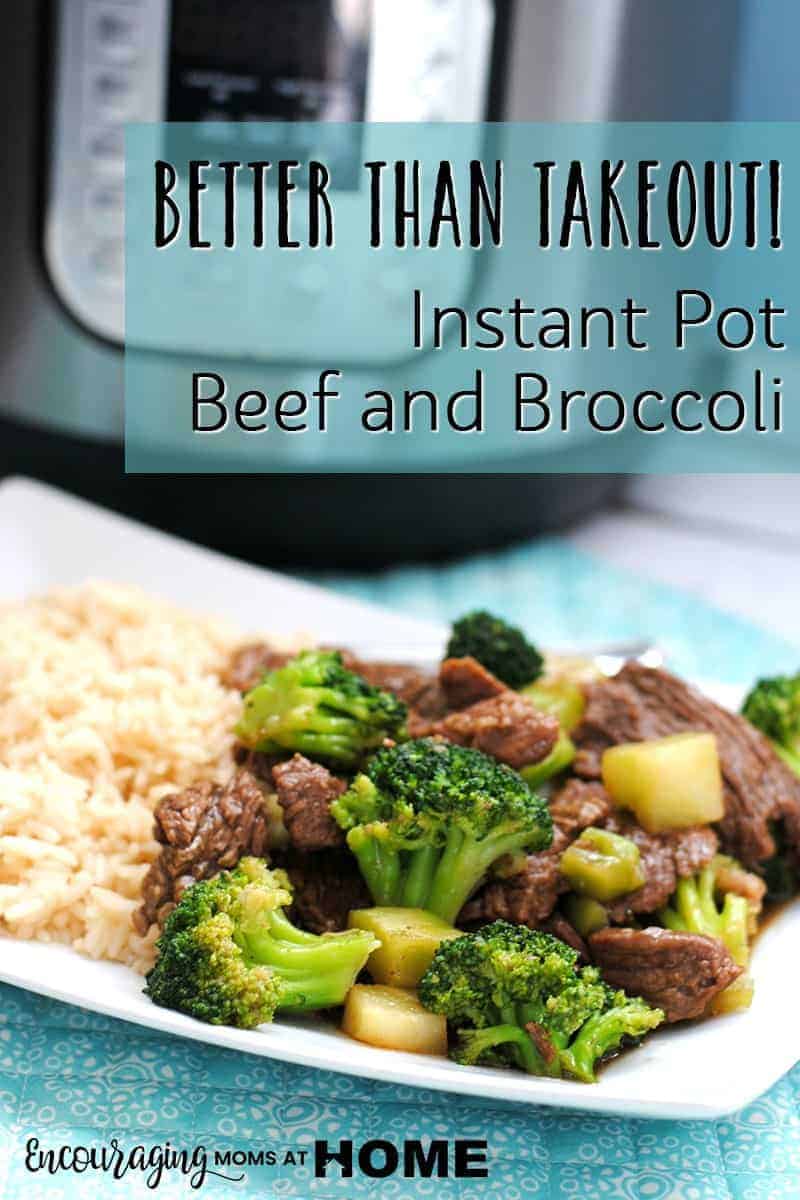 Instant Pot Beef and Broccoli