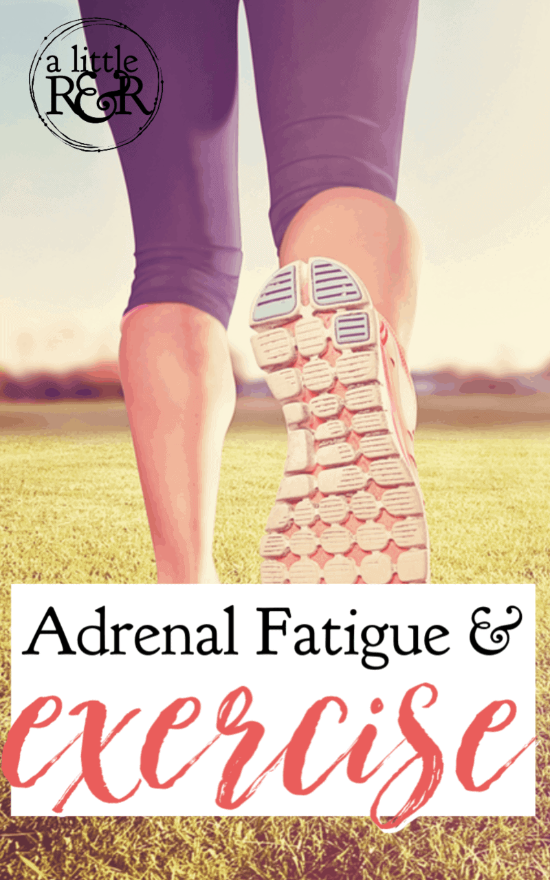 Exercising and adrenal fatigue are a tricky pair. At some point in your adrenal fatigue recovery, you will need to begin exercising...but not too much. Here's why. #alittlerandr #adrenalfatigue #stress #exercise #chronicfatigue