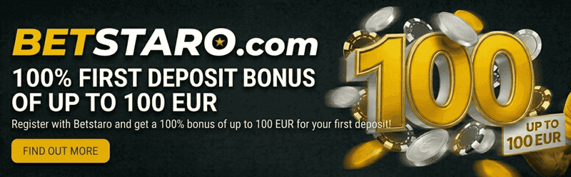 Get a 100% match bonus on your first deposit! 