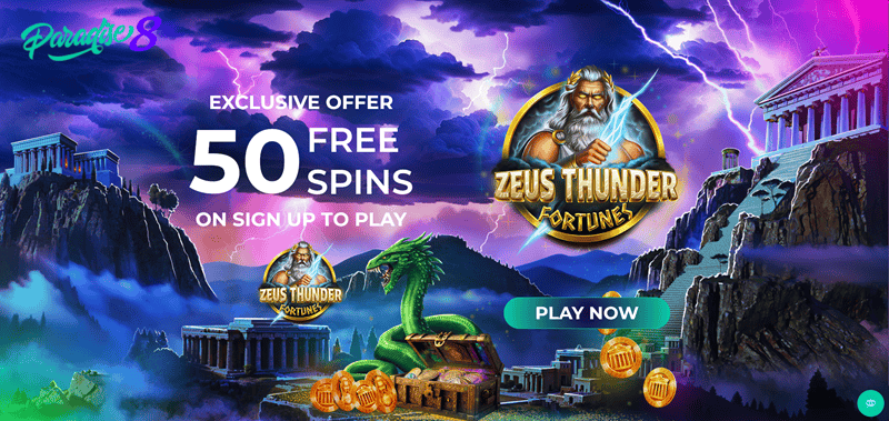 Paradise 8 free spins 