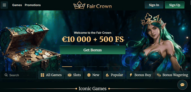 Get Fair Crown Welcome Bonus 