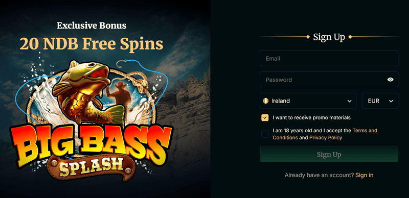 Fair Crown 20 Free Spins on Registration 