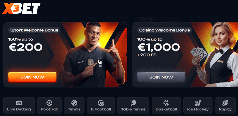X3Bet Bonus Codes and X3Bet VIP Program 