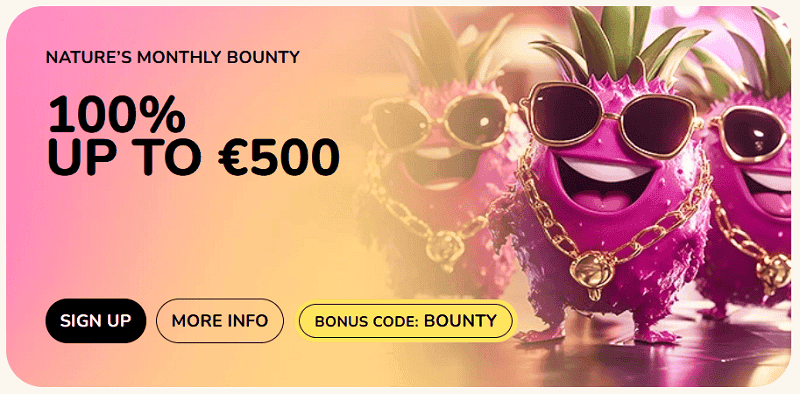 100% match bonus code 