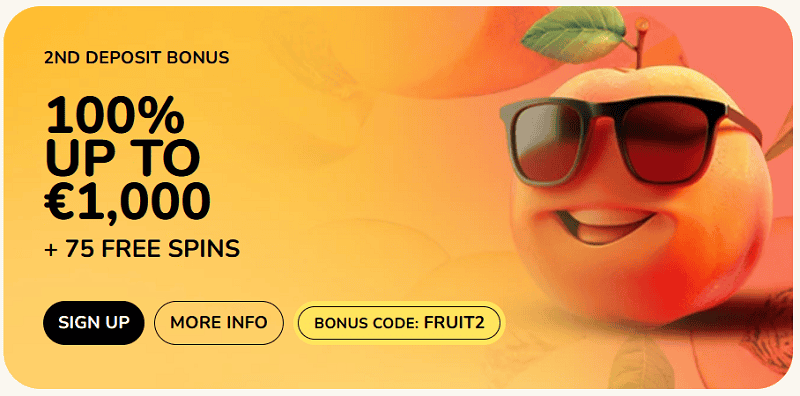 Second deposit bonus reload! 