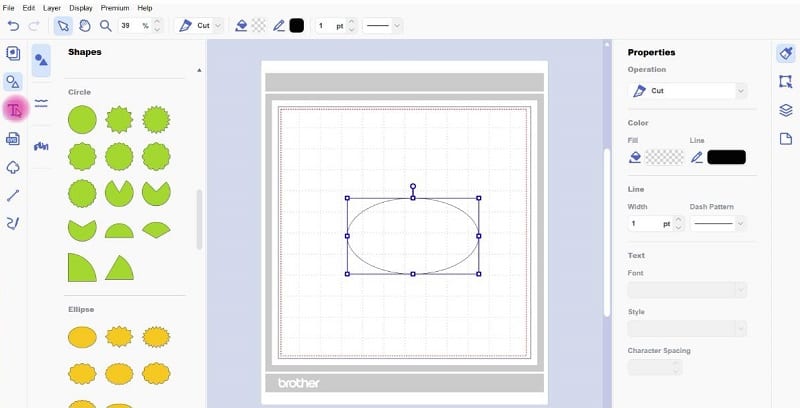 Add a circle of oval to create curved text around