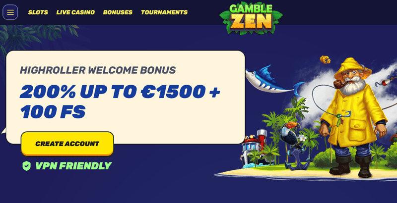 Gamblezen High Roller Bonus 