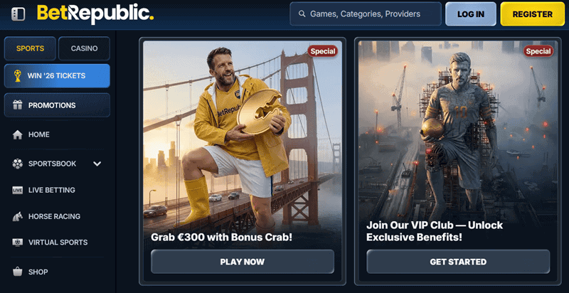 Bonus Crab and VIP Program 