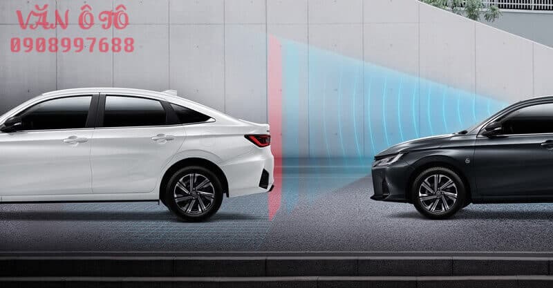 Đánh giá nhanh Toyota Vios 2023 sắp ra mắt Cảnh báo xe phía trước khởi hành