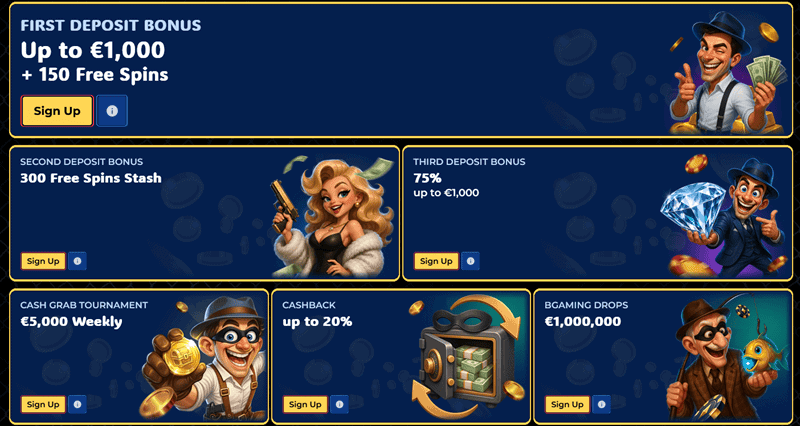 Gangstasino Extra Bonuses and Promotions 