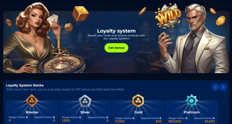 Billionairespin VIP Program and High Roller Bonus 