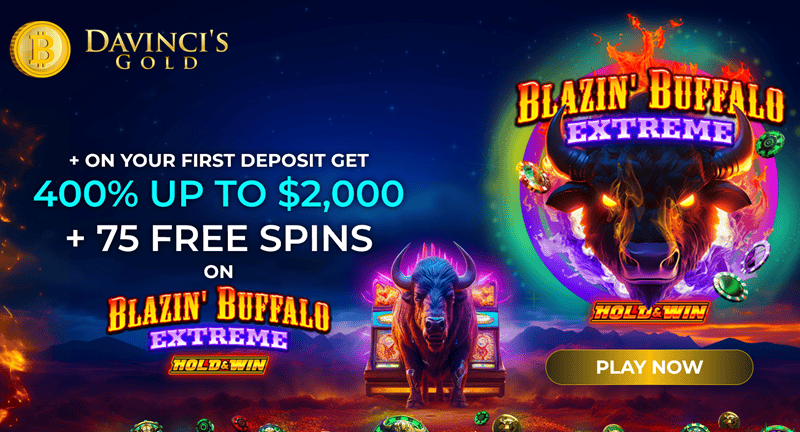 Davinci's Gold Welcome Bonus