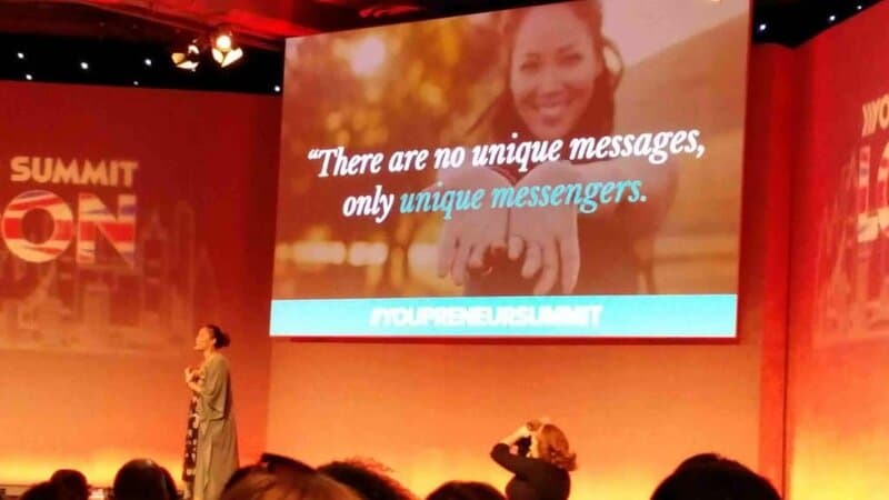 "There are no unique messages, only unique messengers" Jadah Sellner