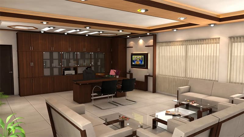 Thiết kế chiếu sáng văn phòng giám đốc