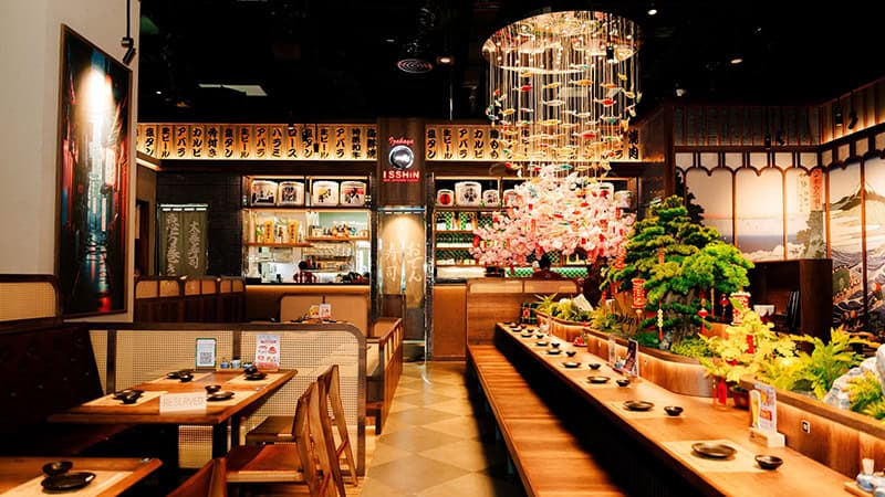 cung cấp đèn LED dự án nhà hàng ISSHIN Izakaya
