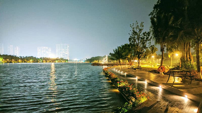 Dự án chiếu sáng công viên Hồ thiên nga 3