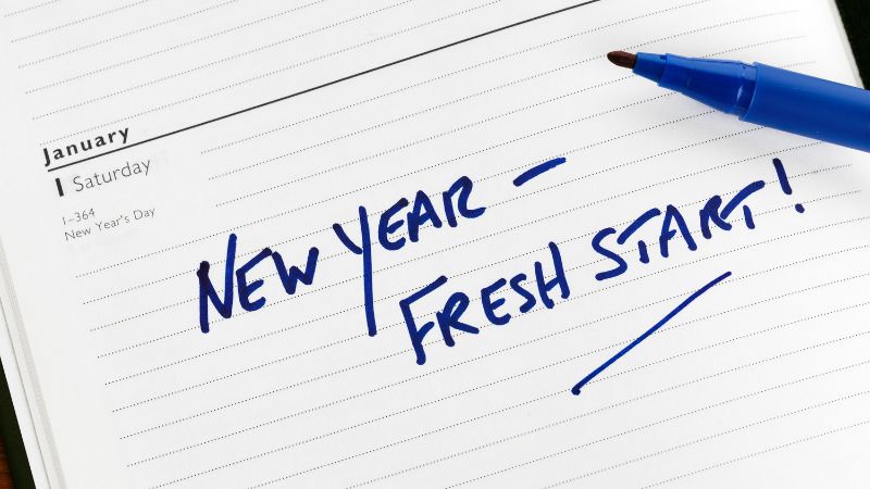 New Year's Resolution is a Fresh Start