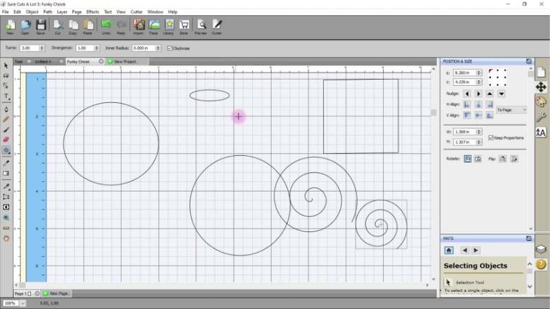 The "show outline onle" setting will show the actual cut lines for cutting machines like the Brother Scan N Cut or Cricut