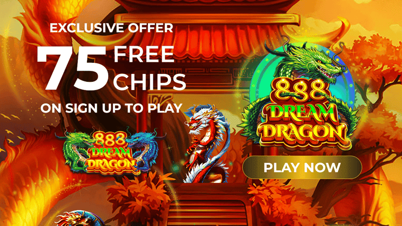 Play 75 free spins on 888 Dream Dragon Slot 