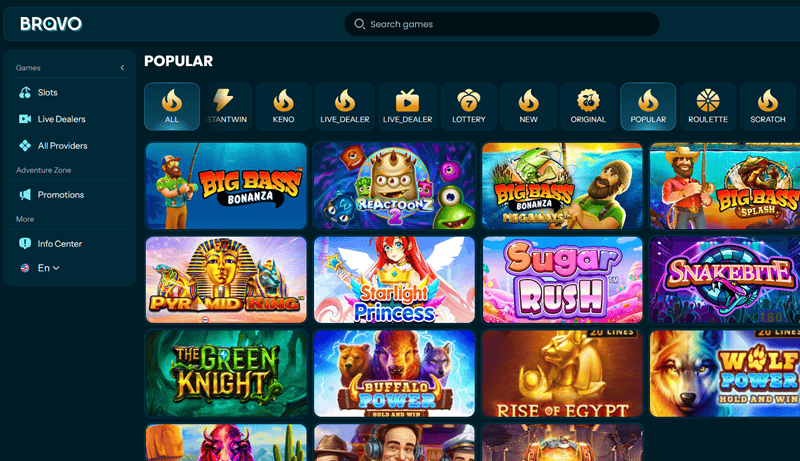 BravoPlay Website Review 