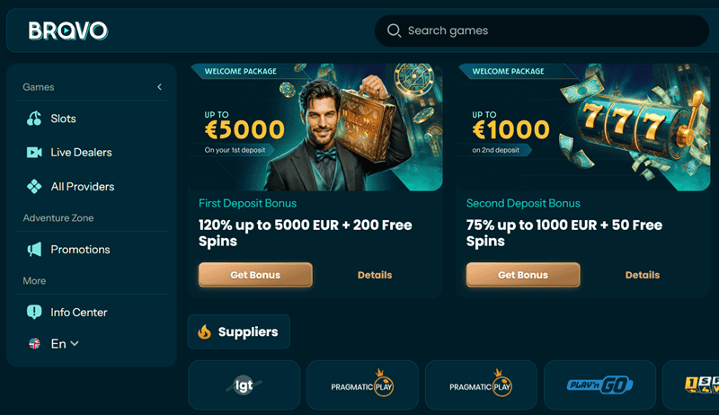 BravoPlay First Deposit Bonus 