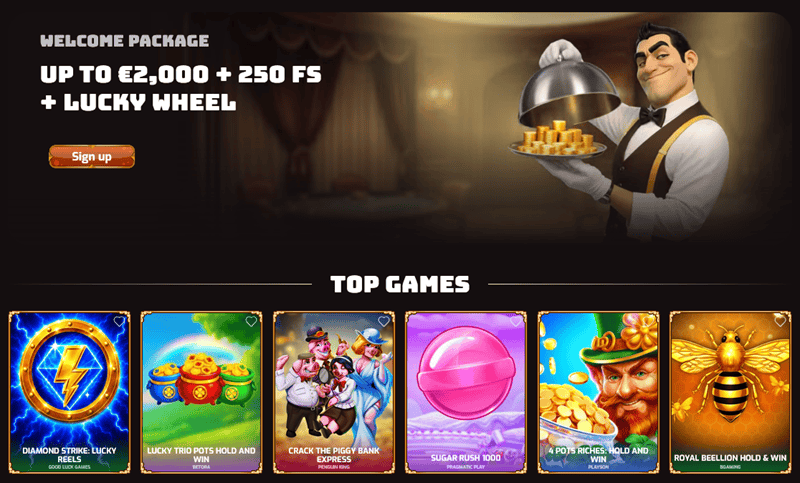 AFKSpin Casino 250 free spins welcome bonus 